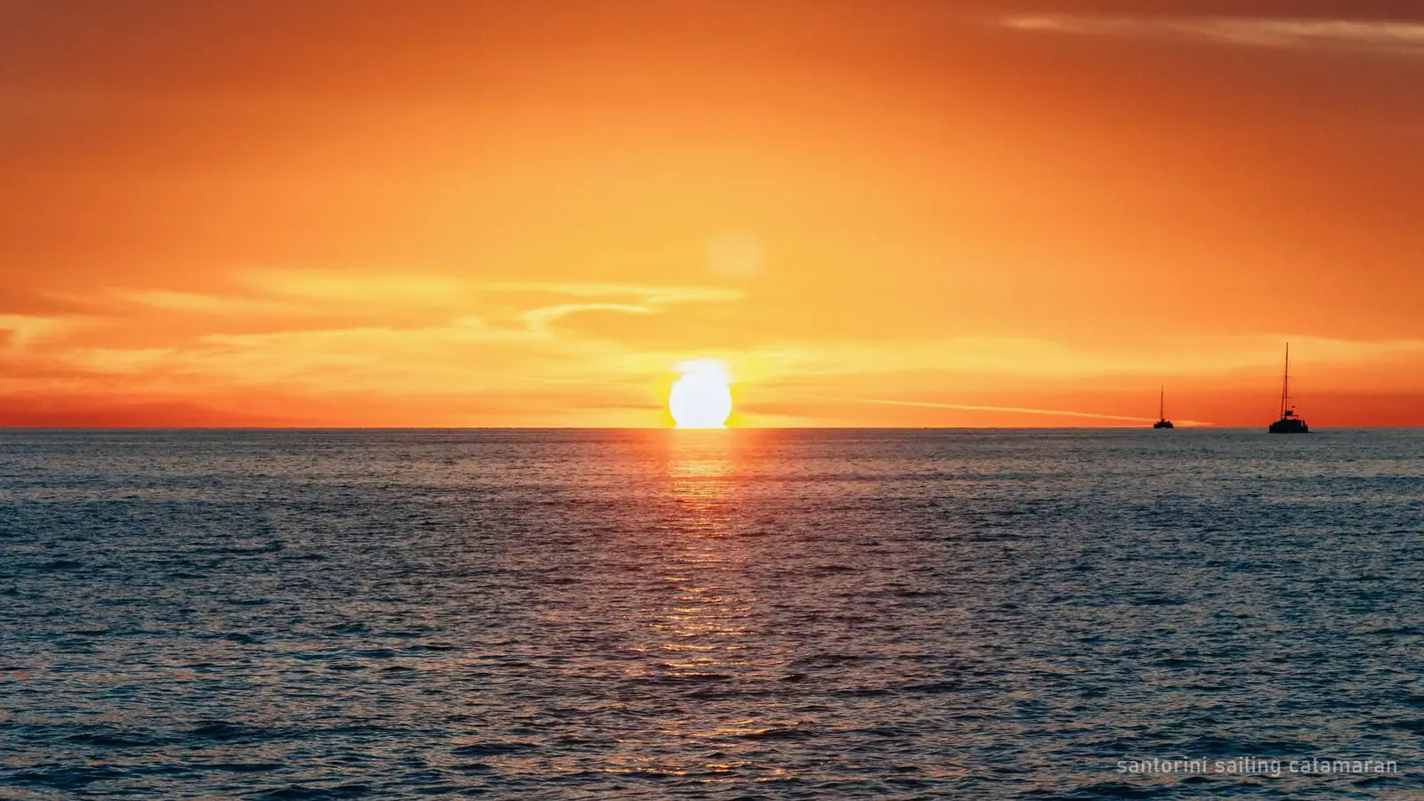 Santorini Sailing Catamaran Cruise with BBQ and Drinks — photo from the booking listing