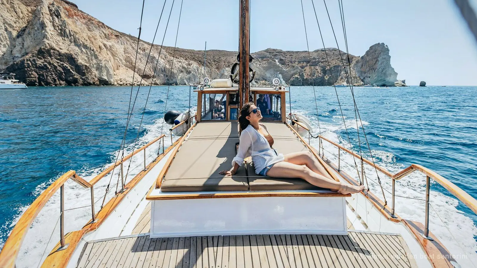 Santorini Traditional Boat Tour on a Wooden Caique — photo from the booking listing