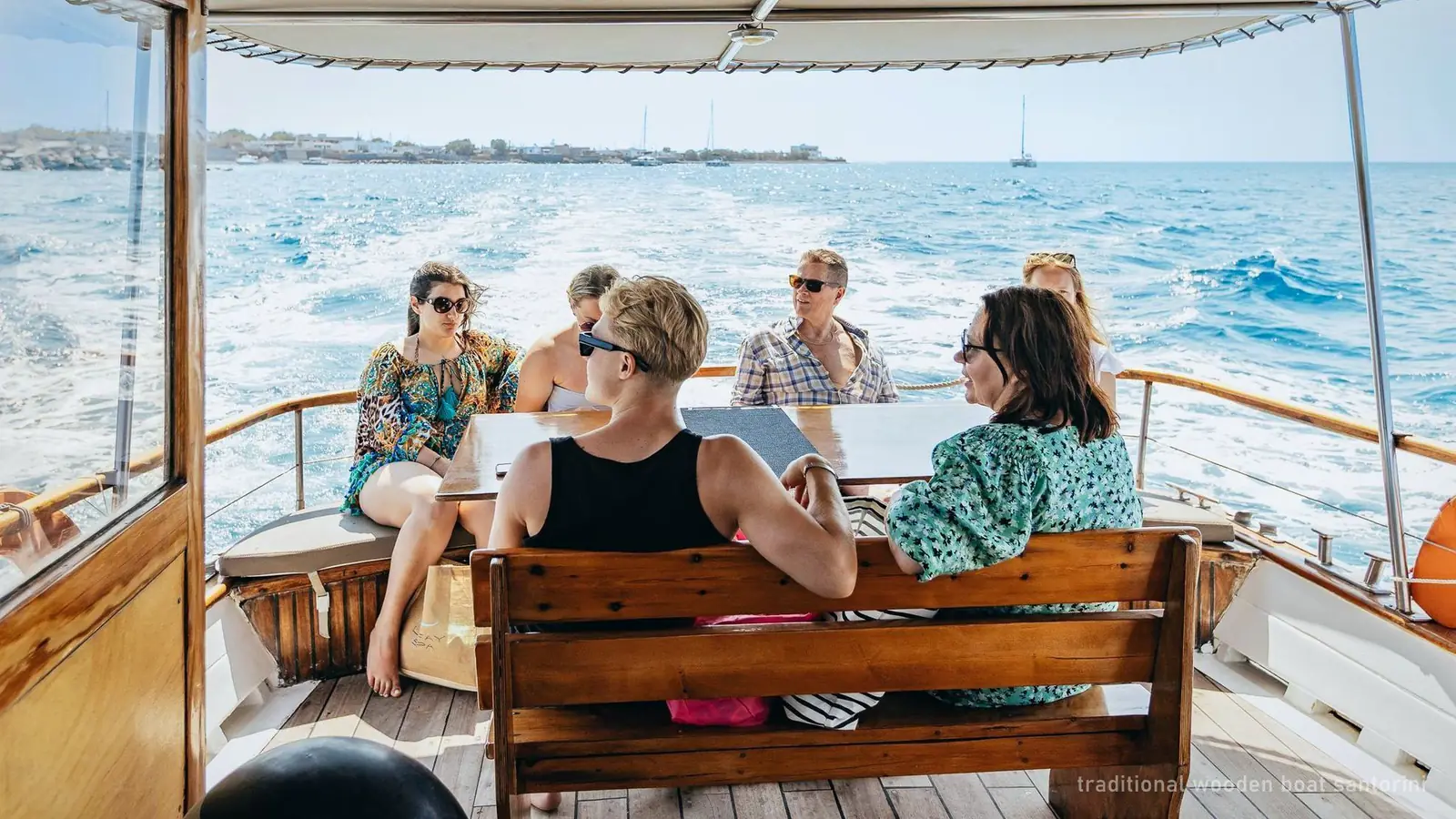 Santorini Traditional Boat Tour on a Wooden Caique — photo from the booking listing